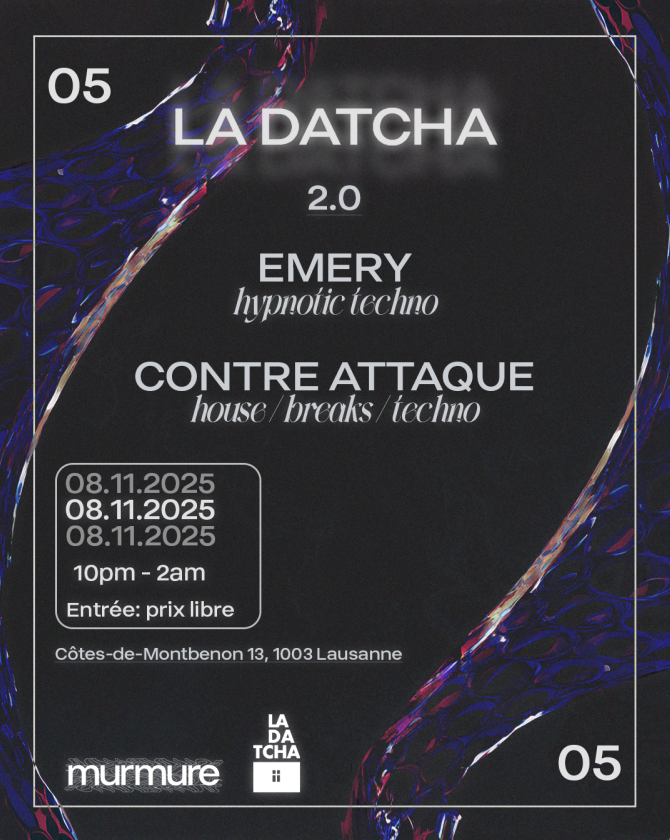 Samedi 8 novembre : Emery & Contre-Attaque (techno-house-breaks)